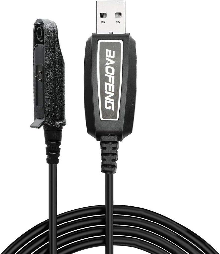 Cable Cargador USB Para Radios BaoFeng UV-5R, UV-82, UV-9R Y Más – Carga Fácil Desde Cualquier Puerto USB